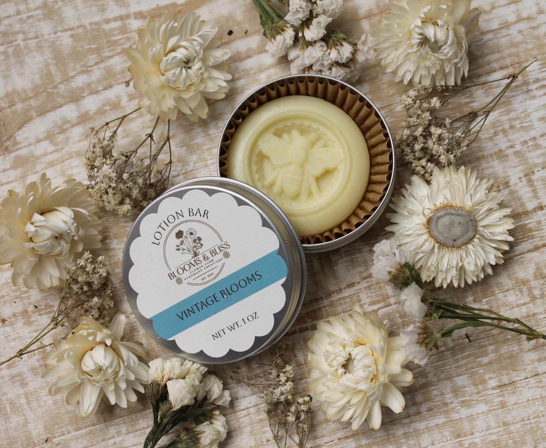 Lotion Bar- Vintage Blooms