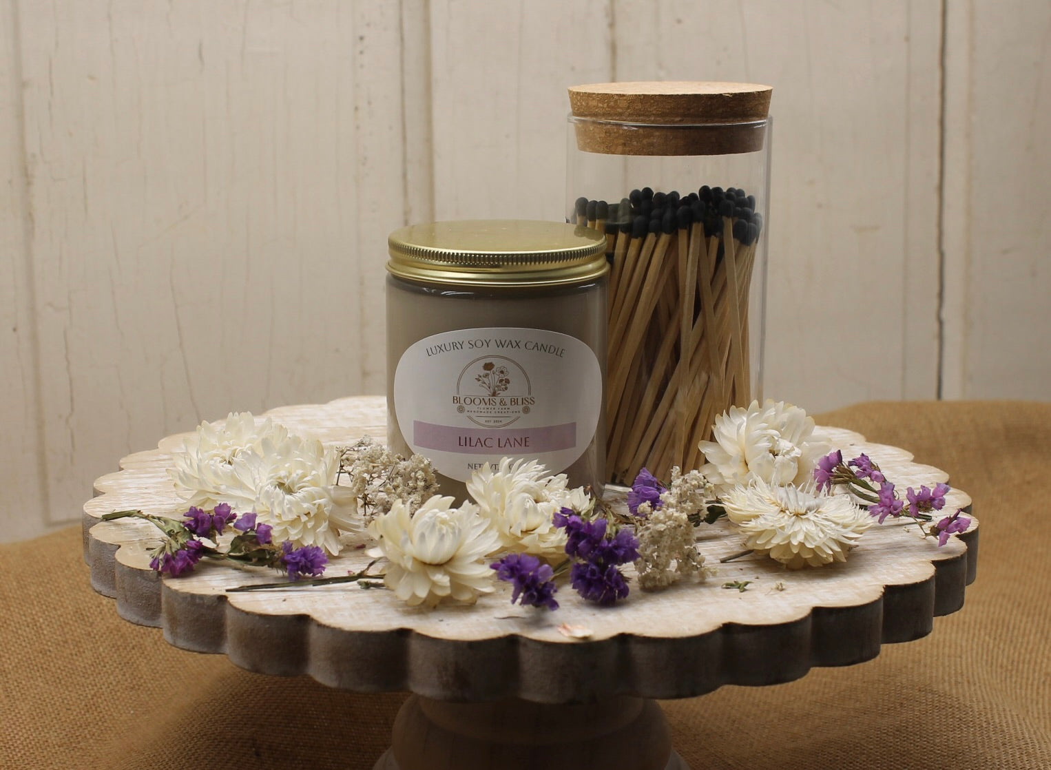 Soy Wax Candle- Lilac Lane
