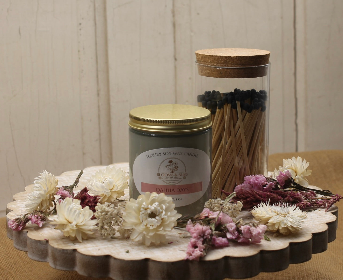 Soy Wax Candle- Dahlia Days