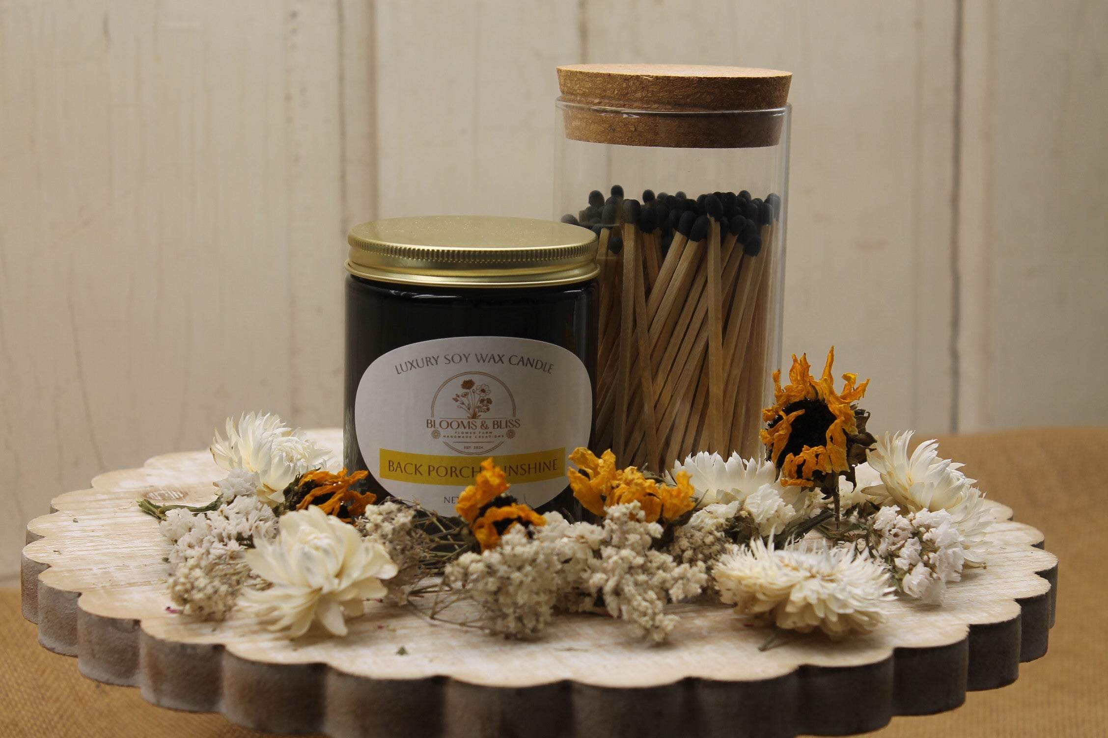 Soy Wax Candle- Backporch Sunshine