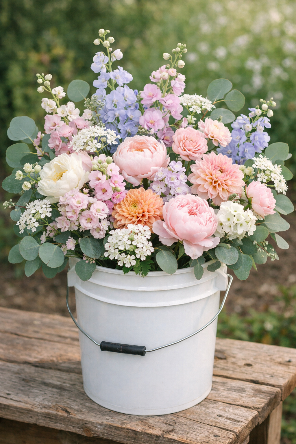 DIY Bride Buckets